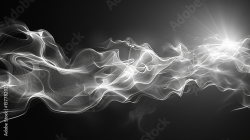 Natural swirls of soft white and gray smoke rising on a transparent background, forming elegant abstract shapes with subtle depth