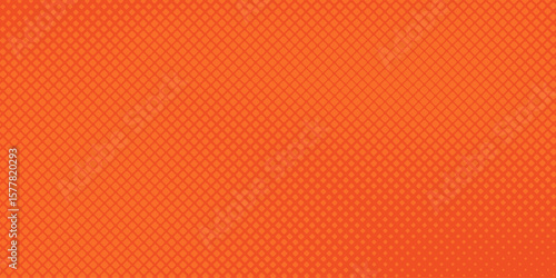 Abstract Pattern. Distressed Overlay Faded Halftone Orange Background. Modern Texture. Vector illustration