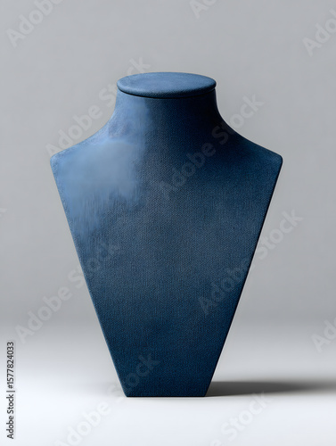 Elegant Velvet Jewelry Bust for Necklace Display