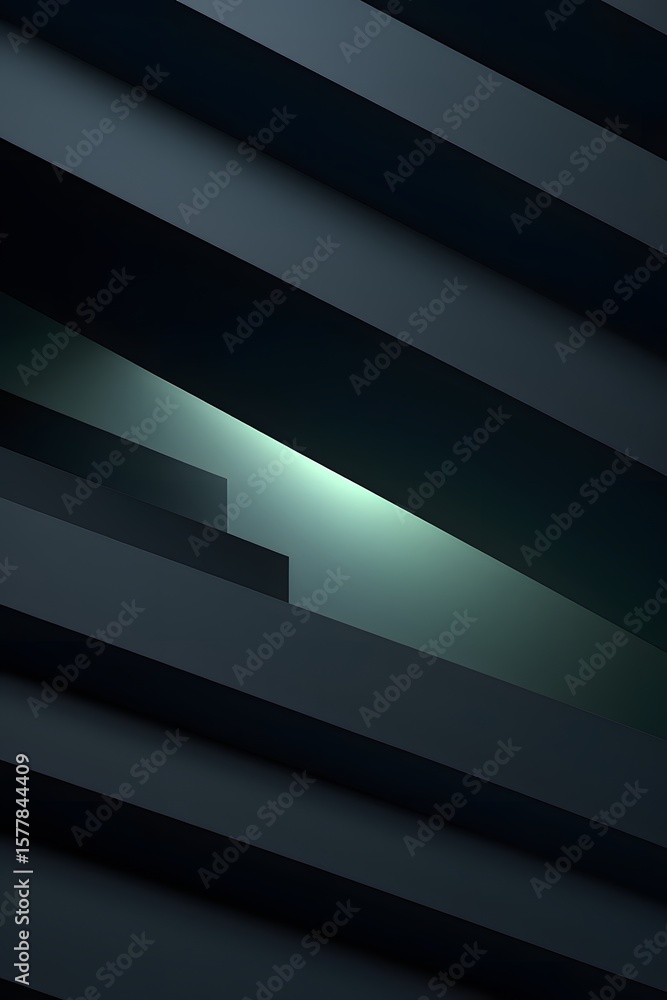 Obraz premium Abstract Geometric Background with Dynamic Lines and Subtle Light Gradient