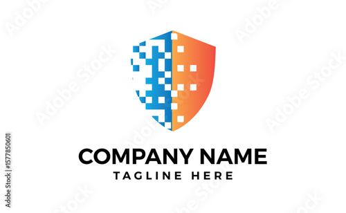Cyber security logo design
