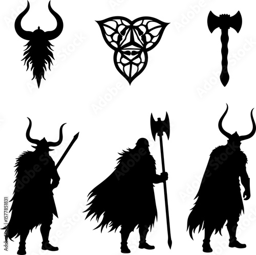 Dark Fantasy Tattoo Art Collection – Skulls, Dragons, Hearts & Mythical Creatures lion vector

