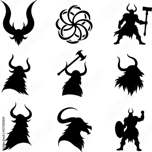 Dark Fantasy Tattoo Art Collection – Skulls, Dragons, Hearts & Mythical Creatures lion vector

