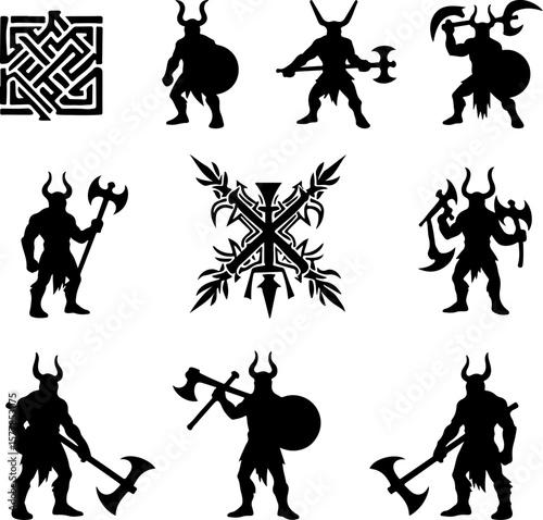 Dark Fantasy Tattoo Art Collection – Skulls, Dragons, Hearts & Mythical Creatures lion vector

