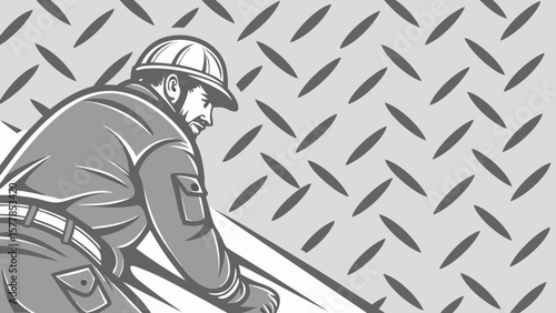 Construction worker safety hardhat building industry labor repair maintenance handyman professional 100