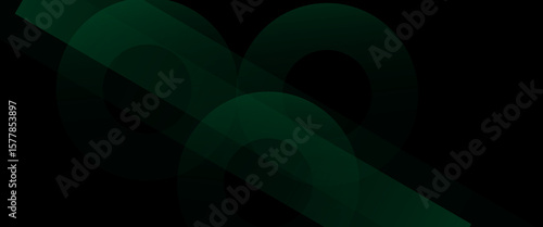 latar belakang abstrak. gradien biru dan hitam. gaya efek lingkaran. minimalis modern. eps 10