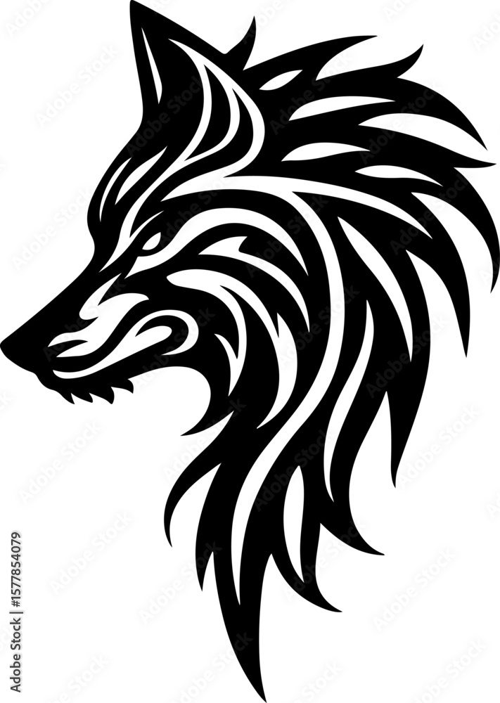 Obraz premium Dark Myth: Warrior, Serpent & Skull Tattoo Collection