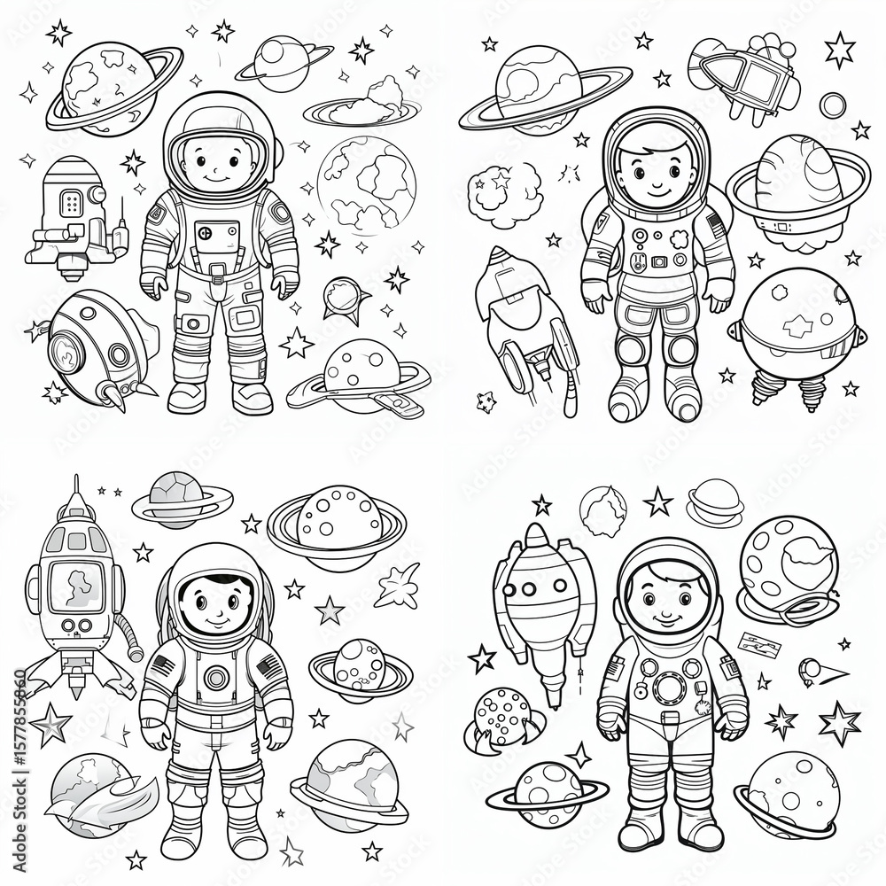 Fototapeta premium doodle sketch doodle set vector illustration