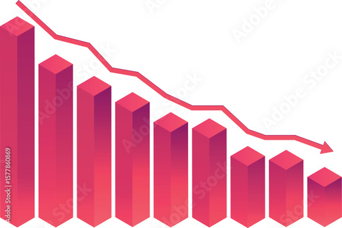 Red and pink gradient Bar graph isometric view. Modern business charts, data graphics, statistics diagram. Analysis growth progress. Vector illustration for visualization. Transparent background Free Download Red and pink gradient Bar graph isometric view. Modern business charts, data graphics, statistics diagram. Analysis growth progress. Vector illustration for visualization. Transparent background - GFXLoad