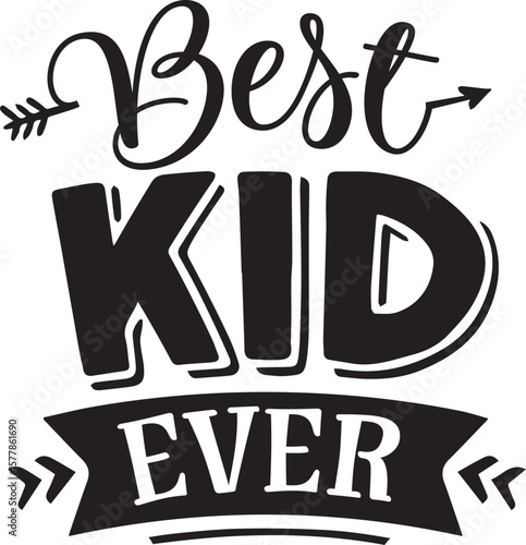 Inspirational Fatherhood T-Shirt Design with Banner & Arrow