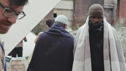 mam (or specify) Leading Prayer: Spiritual Leader in Duty

Devoted Clergy: Religious Leader Interacting with Community

Wisdom & Guidance: Portrait of a Respected Spiritual Figure