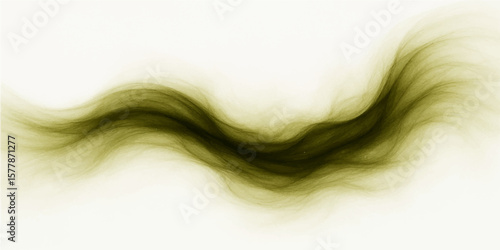Colorful abstract background with a soft wave pattern framing a blonde woman's face, her long hair blowing in the wind like feathers