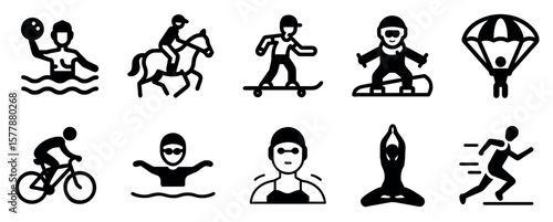 Sport and Activity Vector Icons