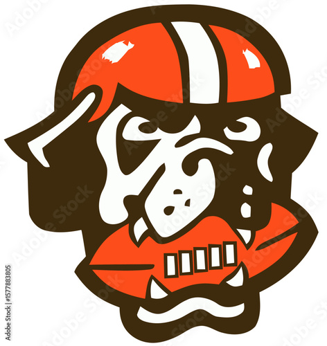 Dawg Pound Cleveland baseball vector