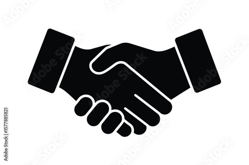 Handshake icon for business agreements
