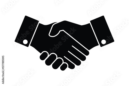 Handshake icon for business agreements