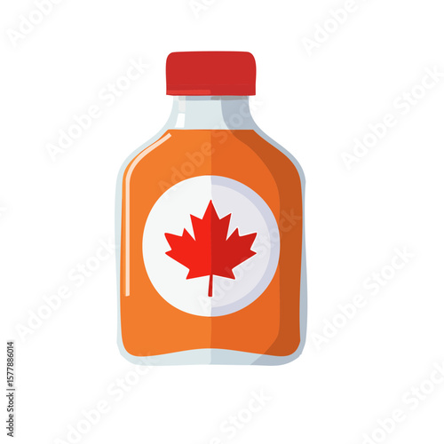 Maple Syrup Isolated on a T...
