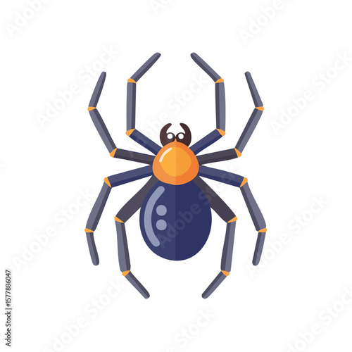 Spider Icon Isolated on a T...