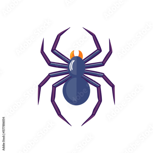 Spider Icon Isolated on a T...