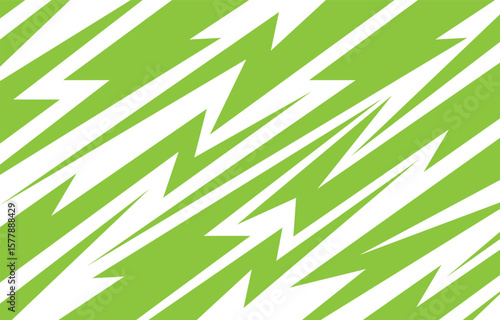 Abstract sharp seamless pattern with zigzags, arrows and triangles. Wavy geometric lightning background for covers or textile print. Sharp, chaotically scattered zigzag arrows.