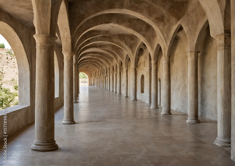 Fototapeta premium arches of a cathedral