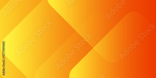 Abstract orange and yellow geometric background. Modern concept for graphic design, background, web design, poster, banner, book, slideshow. Vector illustration