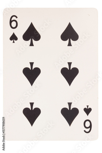 card gambling on white game luck six spades