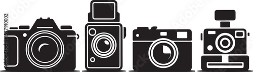 Vintage and modern cameras photography vintage camera