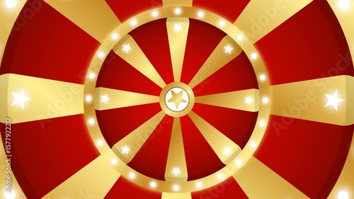 HD Fortune Wheel Backgroung Animation Video