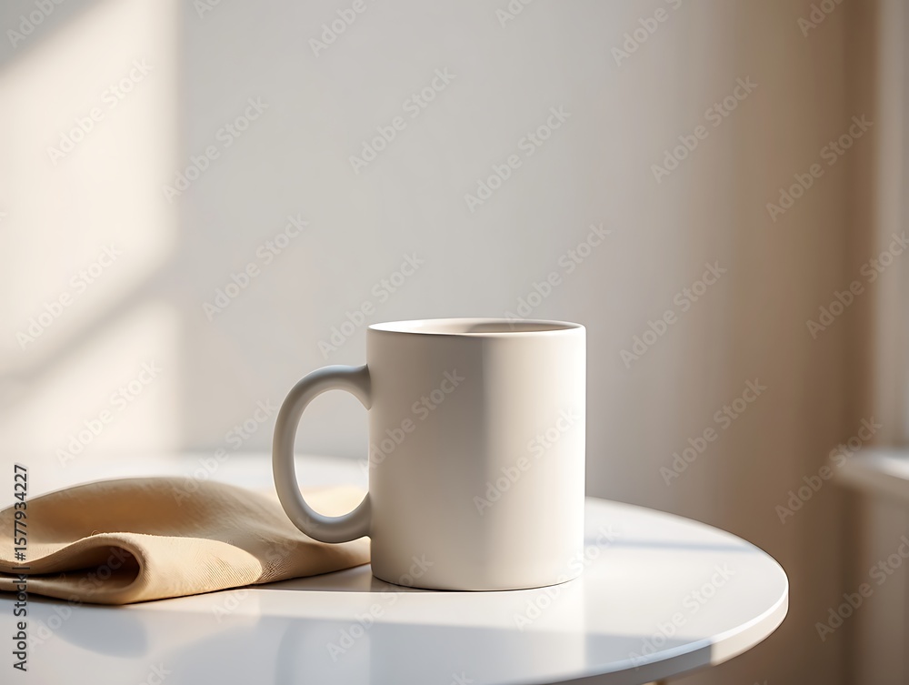 Fototapeta premium Clean Mug Mockup