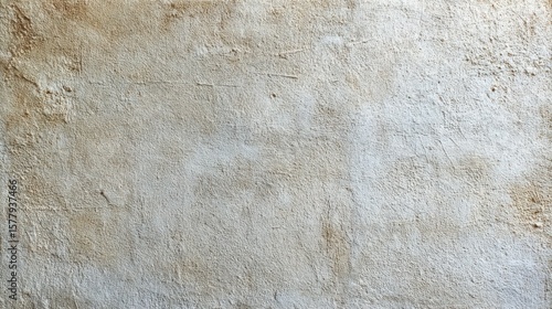Cream Concrete Wall Texture with Subtle Scratches