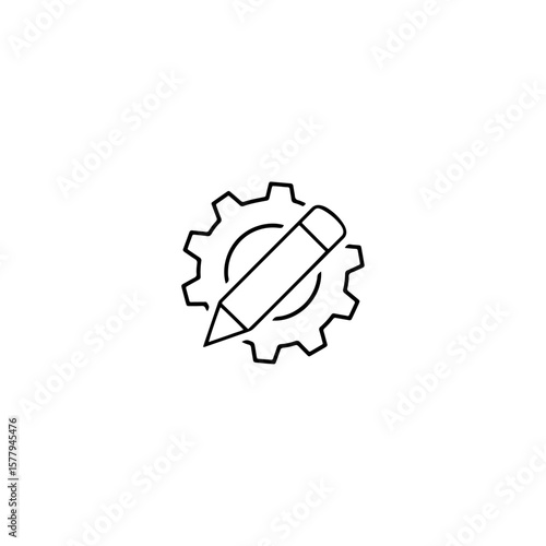 Сustomisation icon flat vector design.
