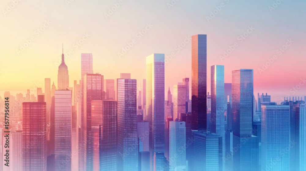 Calm Minimal Big City Scenery Calm Minimal Big City Scenery