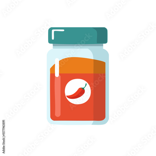 Jar of Chili Powder Isolate...