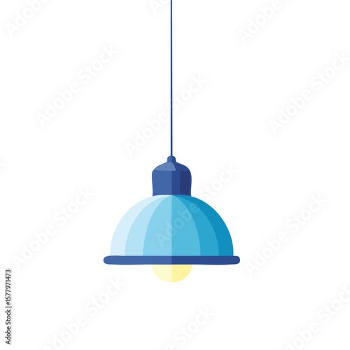 Hanging Lamp Icon Isolated on a. Transparent Background 