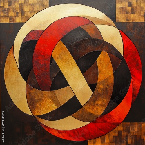 Abstract & Symbolic Boundless Infinity An endless loop of interlocking shapes that evoke infinity bold and contemplative