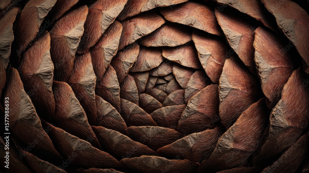 Fototapeta premium Close-up view of a pine cone