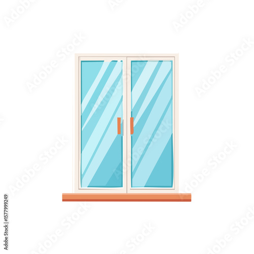 Window Icon Isolated on a T...