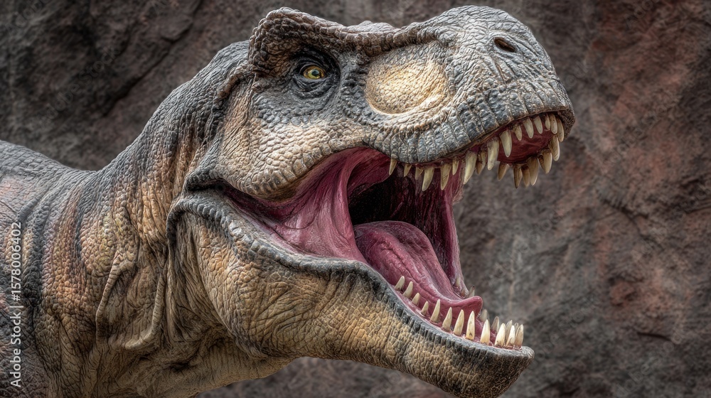 Obraz premium T-Rex head, roaring