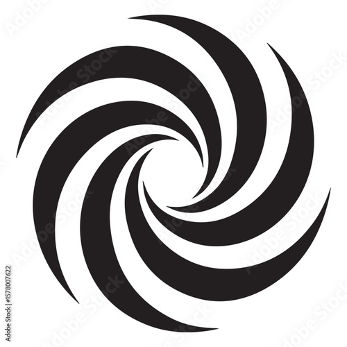 Abstract spiral design creates a hypnotic and dynamic visual pattern