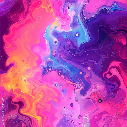 Abstract Texture. Purple Background canvas Fluid flow abstract vibrant rainbow background