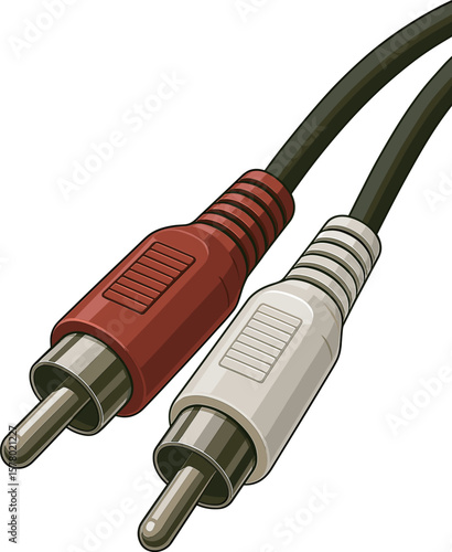 オーディオプラグのイラスト