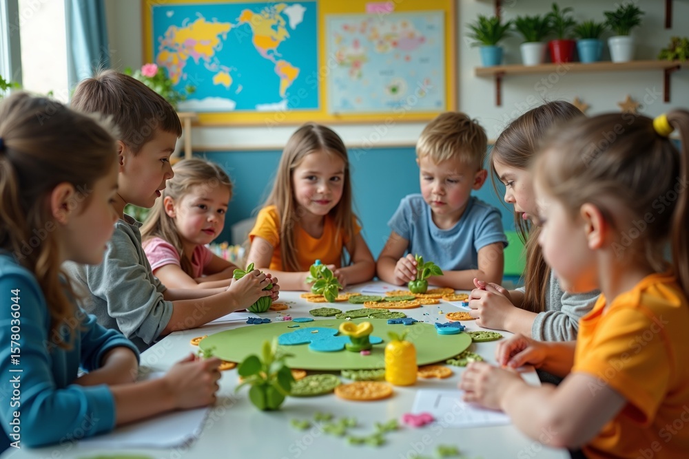 Naklejka premium Eco Education 