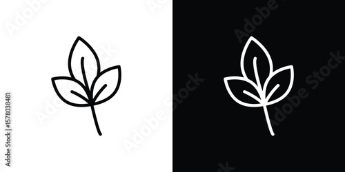 Basil icon in vector. Logotype