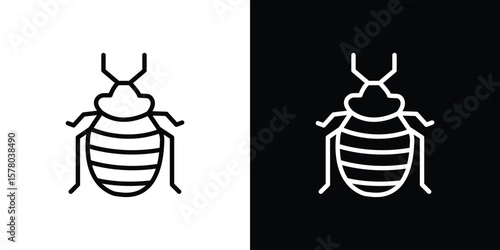 Bedbug icon in vector. Logotype
