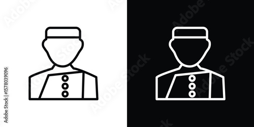 Concierge icon in vector. Logotype