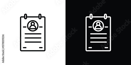 Curriculum icon in vector. Logotype