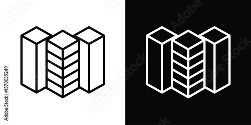Data center icon in vector. Logotype