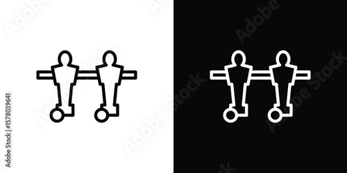 Foosball icon in vector. Logotype