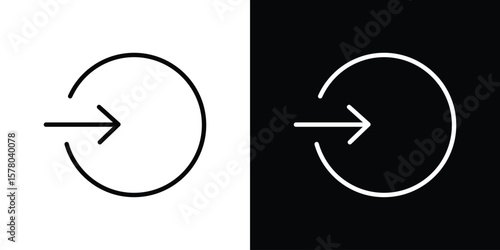 Inside icon in vector. Logotype